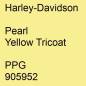 Preview: Harley-Davidson, Pearl Yellow Tricoat, PPG 905952.